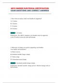 ABYC Marine Electrical Certification &ndash; Complete Exam Questions and Answers