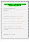 CMA Practice Test Questions and Verified Answers 2025-2026 Set