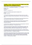 FLORIDA LP GAS & RULES EVALUATION EXAMS 2025&sol;2026 QUESTIONS WITH ANSWERS RATED A&plus;