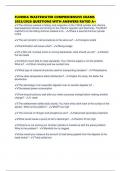 FLORIDA WASTEWATER COMPREHENSIVE EXAMS 2025&sol;2026 QUESTIONS WITH ANSWERS RATED A&plus;