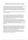 AHIP Final Exam Questions Already Graded A&plus; 2024&sol;2025