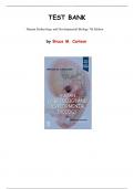 Test Bank for Human Embryology and Developmental Biology 7th Edition by Bruce M&period; Carlson