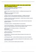 HEARING AID REVISION EXAMS 2025&sol;2026 QUESTIONS WITH ANSWERS RATED A&plus;