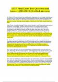 AHIP Final Exam Test Questions and Answers &lpar;2024&sol;2025&rpar; &lpar;Verified Answers&rpar;