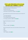 CCHT  Bundled Exam Questions WITH  CORRECT Answers