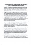 AHIP FINAL EXAM TEST QUESTIONS AND ANSWERS &lpar;2024&sol;2025&rpar; &lpar;VERIFIED ANSWERS&rpar;