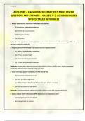 ACHC PREP &ndash; CNAS UPDATED EXAM WITH MOST TESTED QUESTIONS AND ANSWERS &vert; GRADED A&plus; &vert; ASSURED SUCCESS WITH DETAILED RATIONALES