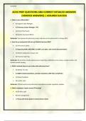 ACHC PREP QUESTIONS AND CORRECT DETAILED ANSWERS &lpar;VERIFIED ANSWERS&rpar; &vert; ASSURED SUCCESS
