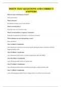 DSSTN TEST QUESTIONS AND CORRECT ANSWERS&period;