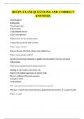 DSSTN EXAM QUESTIONS AND CORRECT ANSWERS&period;