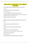 DSSTN TEST 5 QUESTIONS AND CORRECT ANSWERS&period;