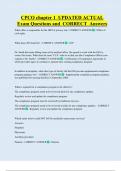 CPCO chapter 1  UPDATED ACTUAL  Exam Questions and  CORRECT  Answers