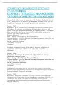 Test Bank Strategic Management Text and Cases 9th Edition Dess &lpar;Chapter 1-12&rpar;