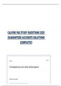 PACKAGE DEAL FOR THE CAL FIRE FAE EXAMS 2025 &vert;GUARANTEED ACCURATE ANSWERS &vert;COMPLETE&excl;&excl;