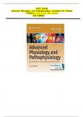 Test Bank For Advanced Physiology And Pathophysiology&colon; Essentials For Clinical Practice&comma; 2nd Edition Nancy C&period; Tkacs&comma;Linda L&period; Herrmann&comma;ISBN&semi; 9780826167552 All Chapters 1-17 Fully Covered With Verified Questions And Answers&vert;&vert;COMPLETE GUIDE A&plus;&vert;&vert;&period;