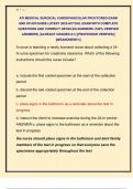 ATI MEDICAL SURGICAL CARDIOVASCULAR PROCTORED EXAM  AND STUDYGUIDE LATEST 2025 ACTUAL EXAM WITH COMPLETE  QUESTIONS AND CORRECT DETAILED ANSWERS &lpar;100&percnt; VERIFIED  ANSWERS&rpar; &vert;ALREADY GRADED A&plus;&vert; &vert;&vert;PROFESSOR VERIFIED&vert;&vert;  &vert;&vert;BRANDNEW&excl;&excl;&excl;&vert;&vert; 