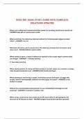 IICRC RRT EXAM STUDY GUIDE WITH COMPLETE SOLUTIONS UPDATED