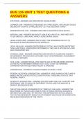 BUS 115 UNIT 1 TEST QUESTIONS & ANSWERS