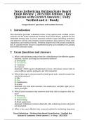 Texas Esthetician Written State Board Exam Review &vert; 2025&sol;2026 Edition &vert; Key Quizzes with Correct Answers &vert; Fully Verified and A&plus; Ready