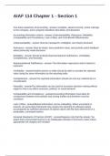 AIAF 114 Chapter 1 - Section 1&period; Questions and Answers Graded A&plus;