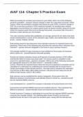AIAF 114- Chapter 5 Practice Exam Questions and Answers 100&percnt; Solved