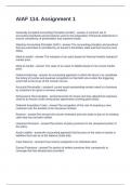 AIAF 114&period; Assignment 1&period; Questions and Answers