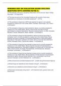 HONDROS NUR 160 EVALUATION EXAMS 2025&sol;2026 QUESTIONS WITH ANSWERS RATED A&plus;