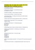 HONDROS NUR 160 EXAM TEST PAPER 2025&sol;2026 QUESTIONS WITH ANSWERS RATED A&plus;