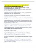HONDROS NUR 160 EXAMINATION TEST 2025&sol;2026 QUESTIONS WITH ANSWERS RATED A&plus;
