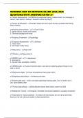 HONDROS NUR 160 REVISION EXAMS 2025&sol;2026 QUESTIONS WITH ANSWERS RATED A&plus;