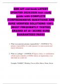 88M AIT red book LATEST UPDATED 2025&sol;2026 test study guide with COMPLETE COMPREHENSIVE QUESTIONS AND SURE VERIFIED SOLUTIONS 100&percnt; &lpar;MOST FREQUENTLY TESTED&rpar; GRADED AT A&plus; SCORE SURE GUARANTEED PASS&excl;&excl;