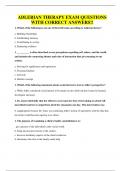 ADLERIAN THERAPY EXAM QUESTIONS WITH CORRECT ANSWERS&excl;&excl;