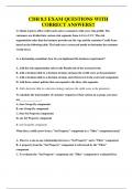 CDH 8&period;5 EXAM QUESTIONS WITH CORRECT ANSWERS&excl;&excl;