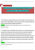 AHIP 2025&sol;2026 Final Exam Updated Questions and Verified Answers&comma; 100&percnt; Guaranteed Pass