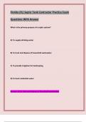 Florida &lpar;FL&rpar; Septic Tank Contractor Practice Exam Questions With Answer
