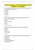 CMST 2061 FINAL EXAM QUESTIONS WITH CORRECT ANSWERS&excl;&excl;