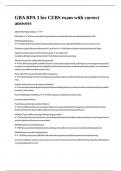 GBA RPA 3 for CEBS exam with correct answers&period;