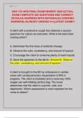 NSG 123 HESI FINAL EXAM NEWEST 2025 ACTUAL  EXAM COMPLETE 200 QUESTIONS AND CORRECT  DETAILED ANSWERS WITH RATIONALES &lpar;VERIFIED  ANSWERS&rpar; &vert;ALREADY GRADED A&plus;&vert;&vert;LATEST EXAM&excl;&excl;&excl;