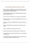 GEOL 105 EXAM 2 WITH COMPLETE SOLUTIONS 100&percnt; VERIFIED&excl;&excl;