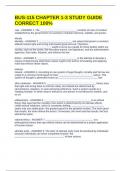 BUS-115 CHAPTER 1-3 STUDY GUIDE CORRECT 100&percnt;