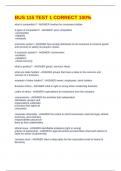 BUS 115 TEST 1 CORRECT 100&percnt;