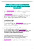 AFTTP 3-3&period;AOC Latest Update 2025-2026 65 Questions and 100&percnt; Verified Correct Answers Guaranteed A&plus;