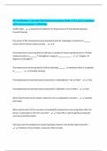 ACI Certification- Concrete Field Testing Technician Grade 1 CP-1 &lpar;12&rpar; &vert; Questions with Correct Answers &vert; 100&percnt; Pass