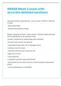 NR668 Week 2 - Psychiatric-Mental Health Capstone Practicum & Intensive Exam &lpar;130 questions&rpar; with precise detailed answers