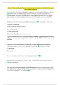 District of Columbia Physical Therapy Jurisprudence Exam Questions with Verified Answers&vert;  Latest Update Graded A&plus; 