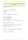AZ Physical Therapy Jurisprudence Exam Questions with Verified Answers&vert; Latest Update  Graded A&plus; 