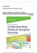 Test Bank for Davis Advantage for Understanding Medical-Surgical Nursing 7th Edition by Paula D&period; Williams&comma; Linda S&period;&semi; Hopper