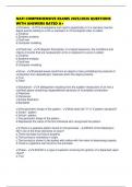 NAFI COMPREHENSIVE EXAMS 2025&sol;2026 QUESTIONS WITH ANSWERS RATED A&plus;