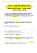 NU664C&sol; NU 664C &lpar;Latest  Update&rpar; Family  Psychiatric Mental Health I &vert; Questions & Verified  Answers&vert; Graded A&vert; 100&percnt; Correct &lpar;Verified  Solutions&rpar;- Regis&period; A&plus; Grade
