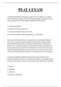 PEAT 4 EXAM QUESTIONS AND ANSWERS 2025